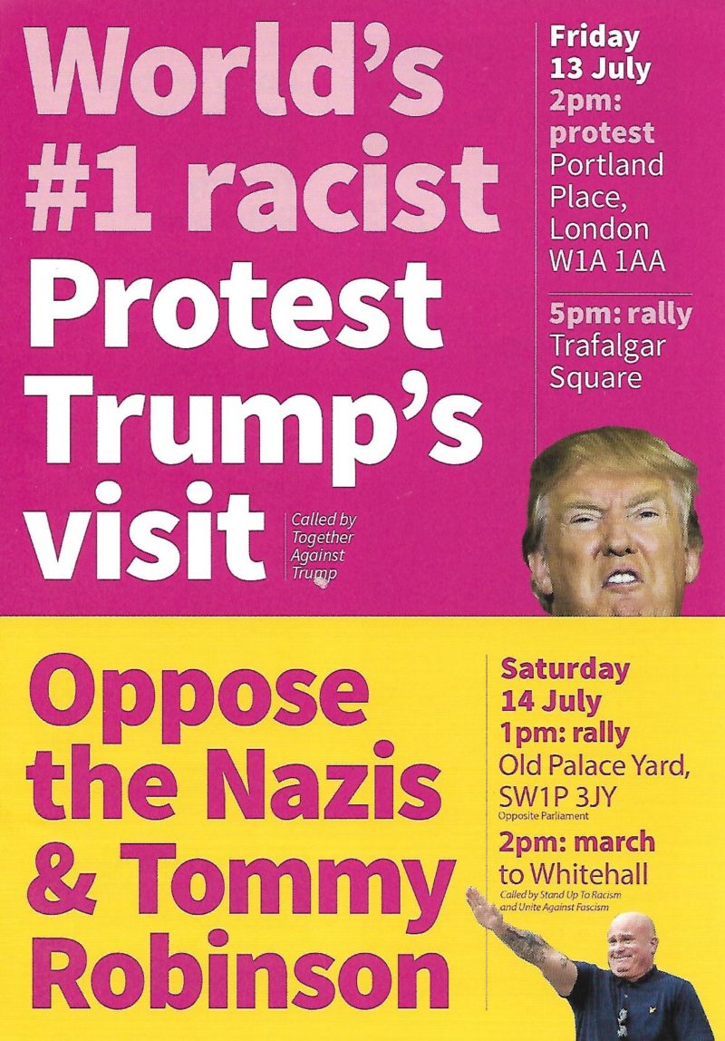 Protest Trump / Oppose the Nazis